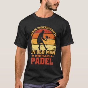 Camiseta Mens Padel Player Padel Tênis Sports