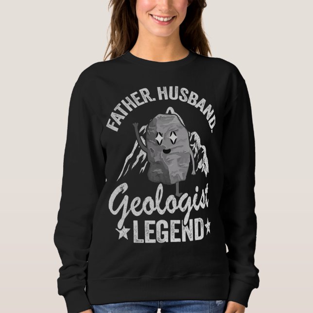 Camiseta Mens Padre Husband Geologista Legend Geology Pai R (Frente)