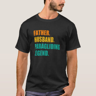 Camiseta Mens Padre Husband Legenda Paraglider