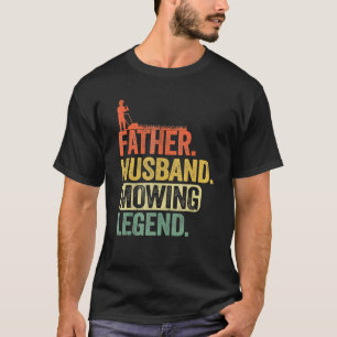 Camiseta Mens Padre Husband Remor Legend Gardener Pai La