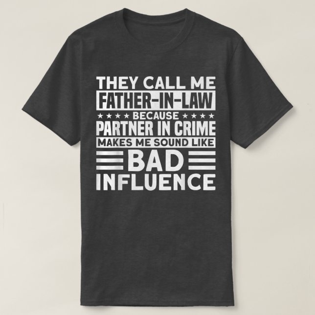 Camiseta Mens PadreInLaw Chamam-Me PadreInLaw InLaw  (Frente do Design)