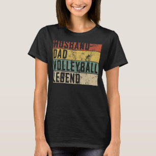 Camiseta Mens Pai De Voleibol Para Banda Solteira