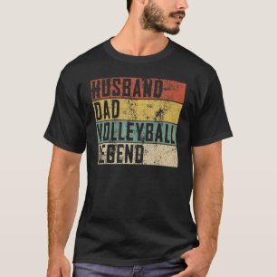 Camiseta Mens Pai De Voleibol Para Banda Solteira
