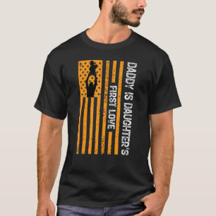 Camiseta Mens Pai é o primeiro Pai de amor pai gordo
