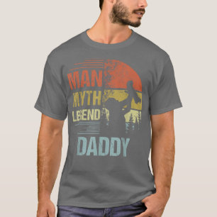 Camiseta Mens Pai Mito Legenda Para Mens E Pai Engraçado Fa