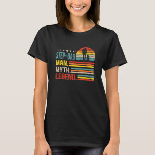 Camiseta Mens Pai Mito Mama Vintage Lente-Pai Lente-Fina