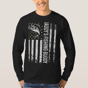 Camiseta Mens Pai Pesca Buddy Young Pescador 1
