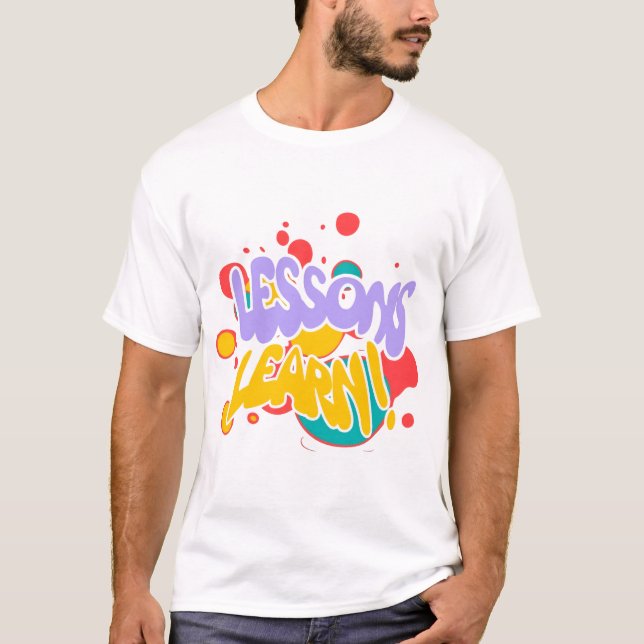 CAMISETA MEN'S PAINT SPLASH LESSONS LEARN T SHIRT  (Frente)