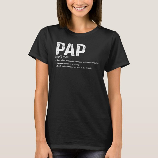 Camiseta Mens Pap Definição Como Um Avô Normal Apenas Wa (Frente)