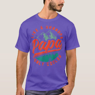 Camiseta Mens Papa como um vovô só Dia de os pais mais lega