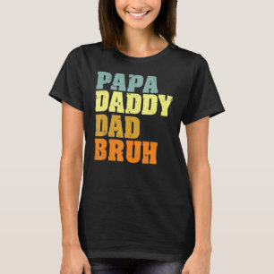 Camiseta Mens Papa Pai Bruh Que Adora De Son Boys F