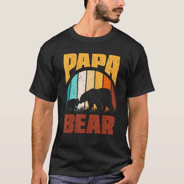 Camiseta Mens Papa Para Ser Dia de os pais Filha Pai (Frente)