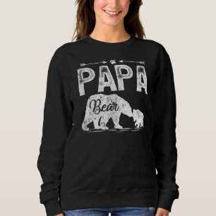 Camiseta Mens Papá Urso Animais Correspondendo Papá Urso Pa
