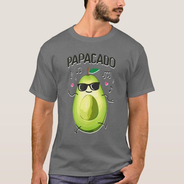 Camiseta Mens Papacado Engraçado Presente Para Novo papai O (Frente)
