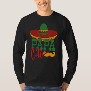 Camiseta Mens Papacito Serape Mexicana Sombrero Cinco De Ma