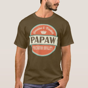 Camiseta Mens Papaw Avô Gift Engraçado Vintage Avô