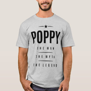 Camiseta Mens Papoiam O Homem A Lenda
