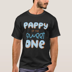 Camiseta Mens Pappy do primeiro aniversario do Garoto Rosqu