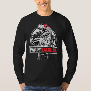 Camiseta Mens Pappysaurus Rex Dinosaur Pappy Saurus Pai"