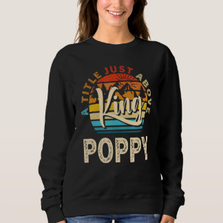 Camiseta Mens Para Dia de os pais Poppy Um Título Acima De 