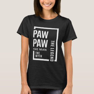 Camiseta Mens Pawpaw O Homem O Mito Que A Lenda Deu