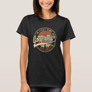 Camiseta Mens Pela Primeira Vez O padrinho 2023 Por Promovi