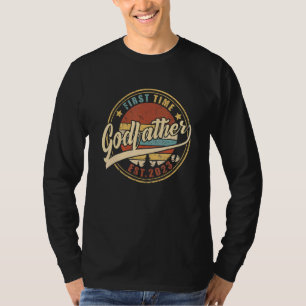 Camiseta Mens Pela Primeira Vez O padrinho 2023 Por Promovi