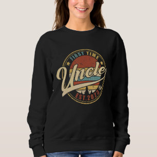 Camiseta Mens Pela Primeira Vez Tio 2023 Por Promovido Ao P