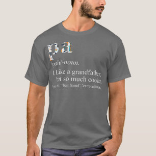 Camiseta Mens Personalizados Tie Die Legal Pa Como um Avô