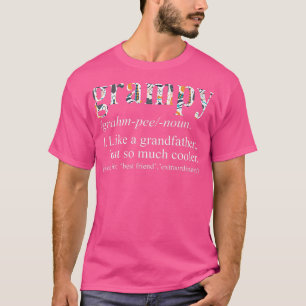 Camiseta Mens Personalizados Tie Morre Legal Grampy Como um