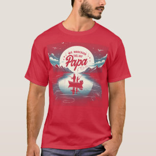 Camiseta Mens Pescador Pai Pescado Engraçado Nós Apanhamos 