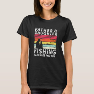 Camiseta Mens Pescadores Pais E Parceiros De Pesca Filhos