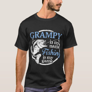 Camiseta Mens pescando Presente de Dia de os pais-galhudo p