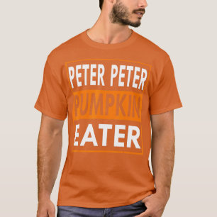 Camiseta Mens Peter Pumpkin Comendo Casal Correspondente Ha