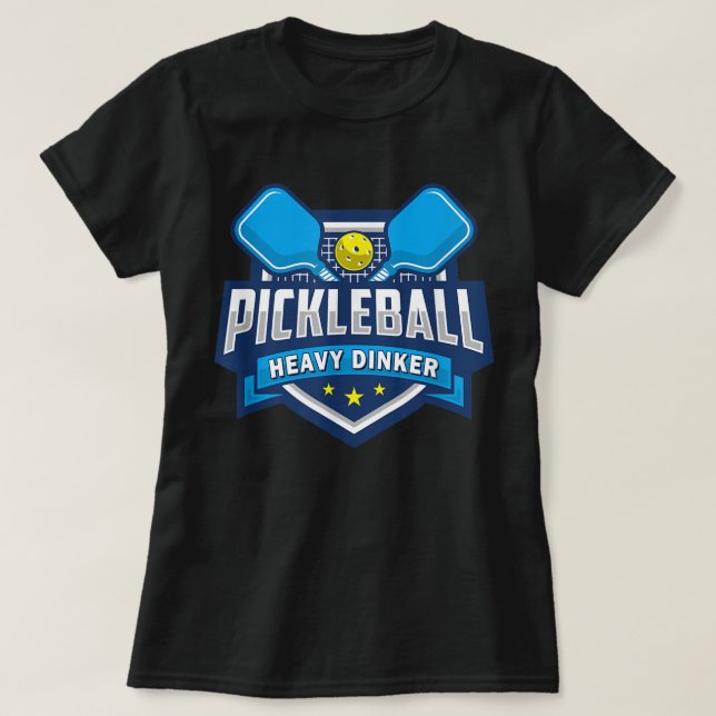 Camiseta Mens Pickleball Forte Dinker Engraçado Appa Pickle (Frente do Design)