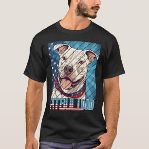 Camiseta Mens Pit Tbull Pai Para Homens