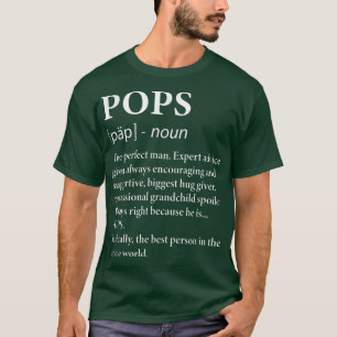 Camiseta Mens Pop Definição Avô Engraçado Avô 