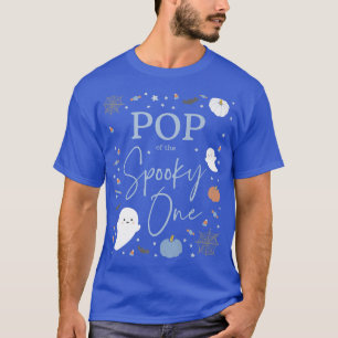 Camiseta Mens Pop do Spooky One First Birthday Blue Boy