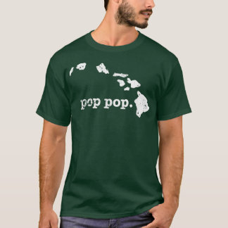 Camiseta Mens Pop Pop T Hawaii Avô T