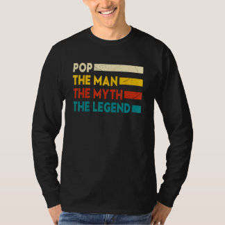 Camiseta Mens Pop The Man The Myth The Legend Dad Father