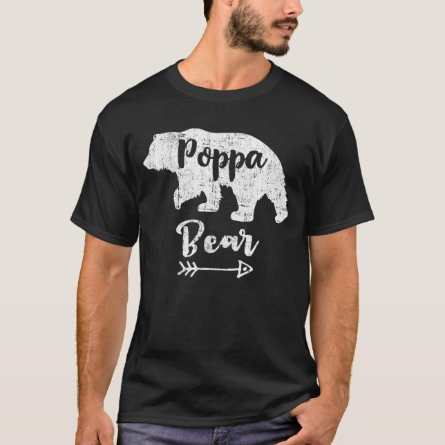 Camiseta Mens Poppa Bear (Frente)