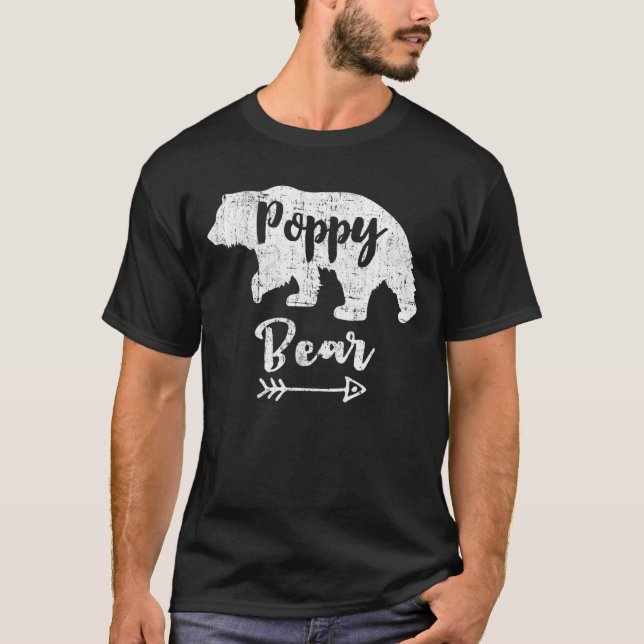 Camiseta Mens Poppy Bear (Frente)