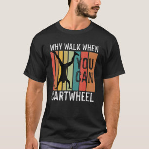 Camiseta Mens Por Que Caminhar Quando Você Viaja De Volta