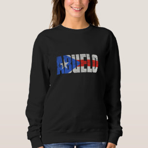 Camiseta Mens Porto Rico Avô Abuelo, Bandeira Porto-Riquenh