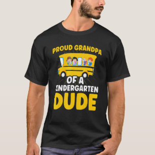Camiseta Mens Pre K Vovô Orgulhoso De Um Jardim De Infância