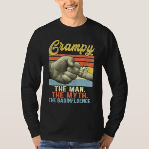 Camiseta Mens Pregam O Homem O Mito A Má Influência Gorda