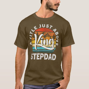 Camiseta Mens Presente Para Dia de os pais StepPai Um Títul