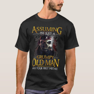 Camiseta Mens Presumindo Que Eu Sou Apenas Um Velho Engraça