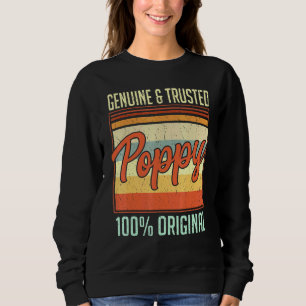 Camiseta Mens Primeira Vez Avô Poppy Papa Retro Vintage C