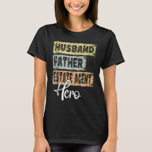 Camiseta Mens Profissão Herói pai Pai Agente Estadual Tanqu